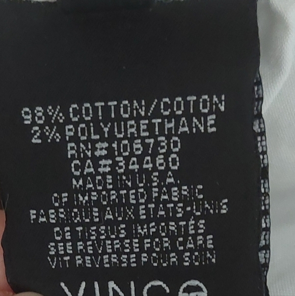 VINCE Ombre Gray and White Skinny Jeans Size 27 Pre-Loved Ladies Demin - Picture 8 of 10